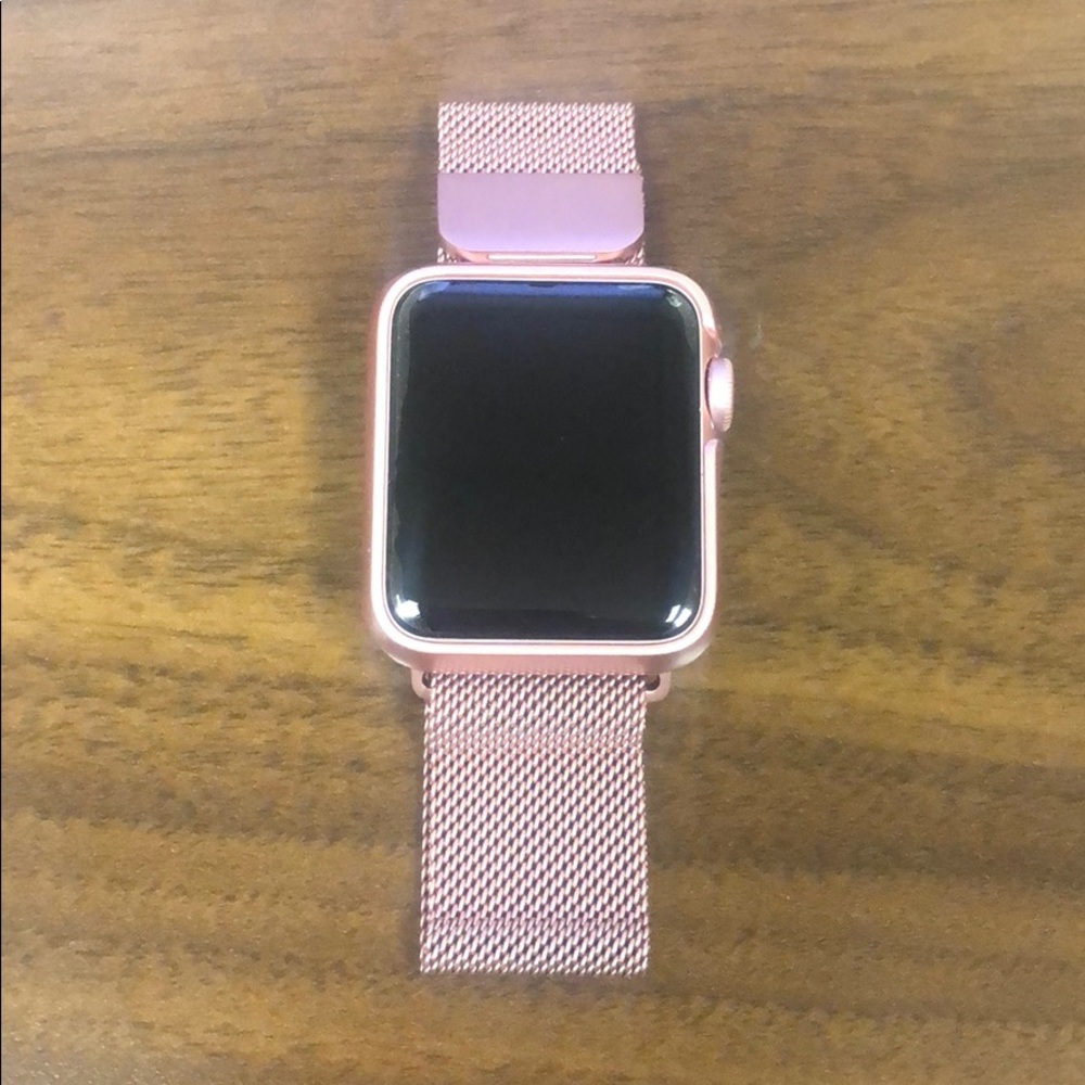 APPLE WATCH,SERIES 1,38 MM ALUMINUM CASE,ROSE GOLD